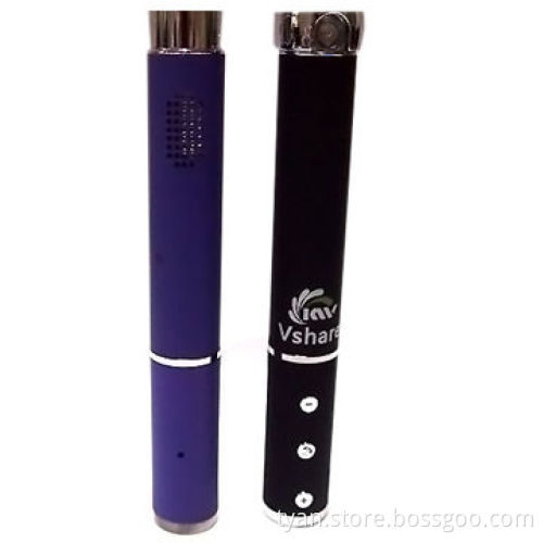 Black 350mAh Bluetooth Electronic Cigarettes with 1.6mL Atomizer, 3.2-4.2V
